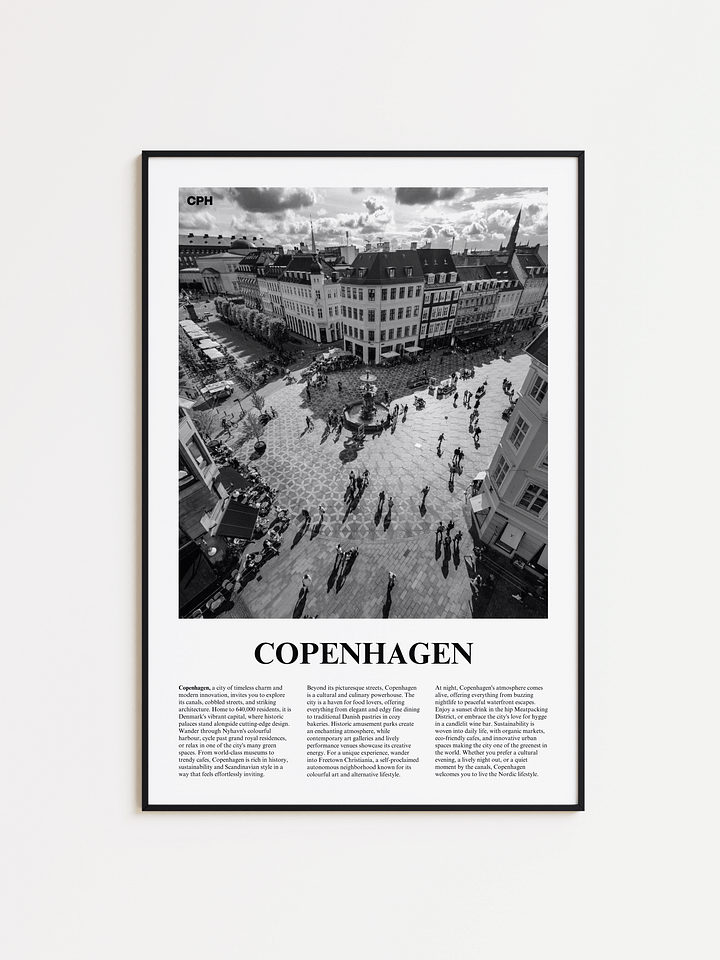 Copenhagen 02 Newspaper Poster product image (1)
