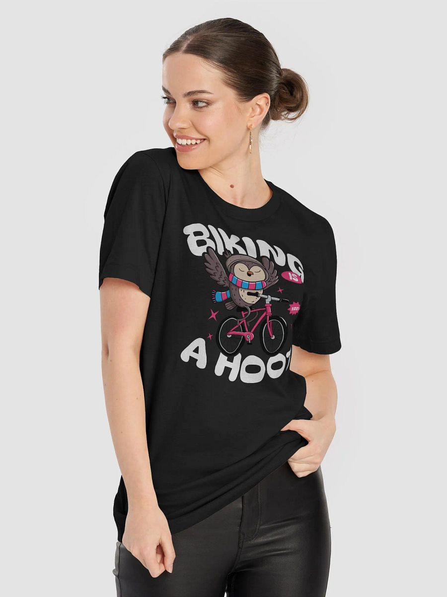 Playful Owl Biking Graphic T-Shirt – Biking is a Hoot product image (58)