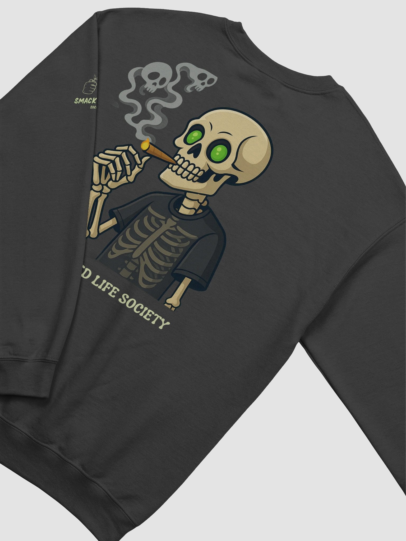 Smacked to the Bone – Halloween Stoner Sweatshirt product image (19)