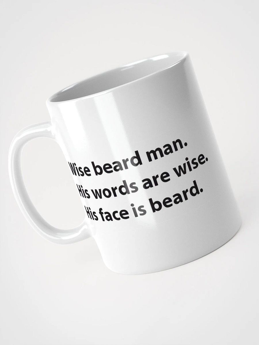 Wise Beard Man Mug (White) product image (5)
