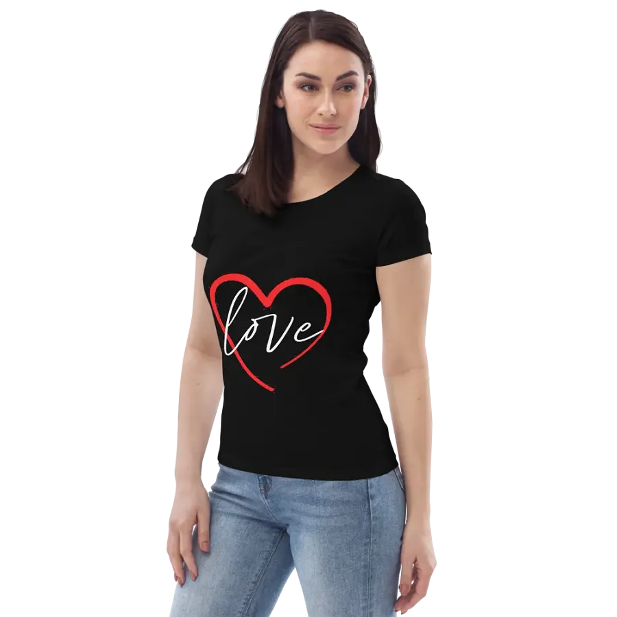 Love Graffiti Heart Women's Tee product image (7)