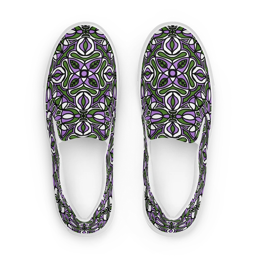 Mens Slip On Canvas - Gender Queer Abstract product image (8)