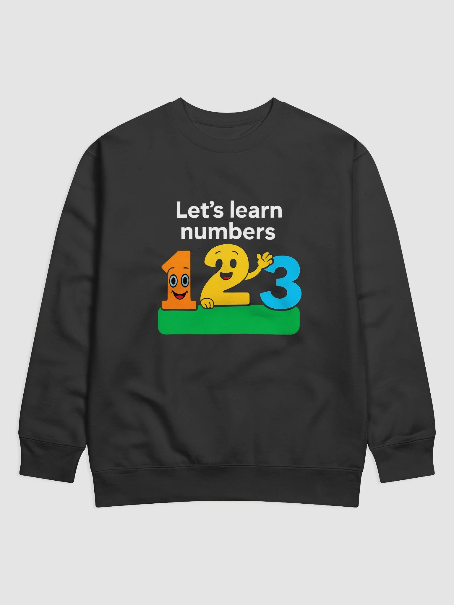 Playful Numbers Cartoon Sweatshirt product image (1)