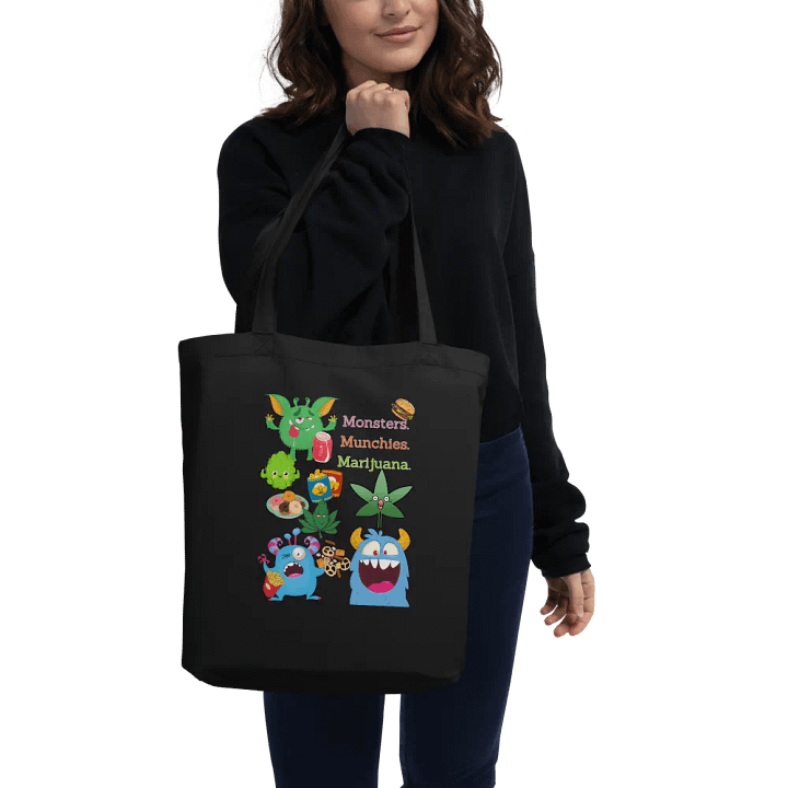 Whimsical Monsters & Munchies Tote Bag product image (2)