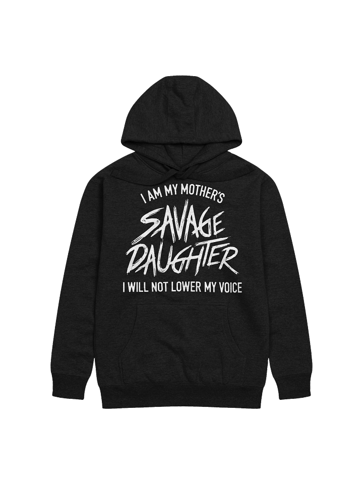 Savage Daughter Premium Hoodie (white print) product image (1)