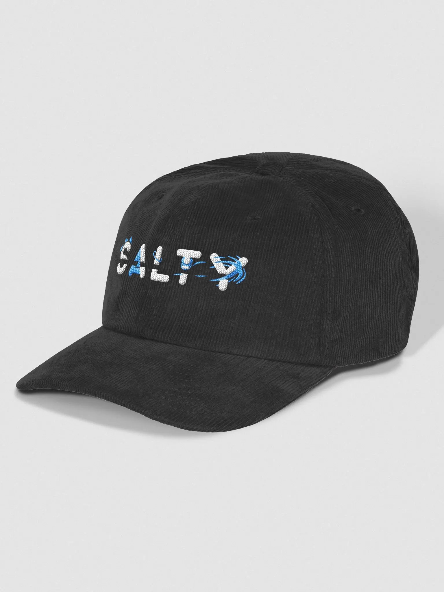 Black Corduroy Dad Hat Logo product image (2)