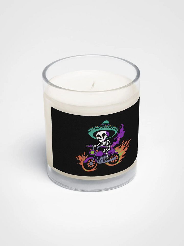 Bone to be Wild Colorful Soy Wax Glass Jar Candle product image (2)