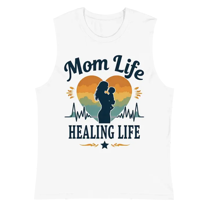 Healing Life Mom Life Muscle Tank product image (2)