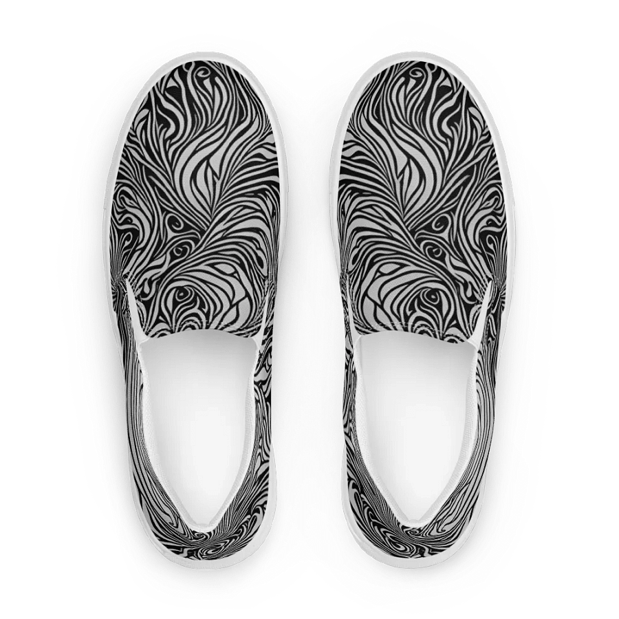 Ink Swirl Canvas Slip-Ons product image (5)