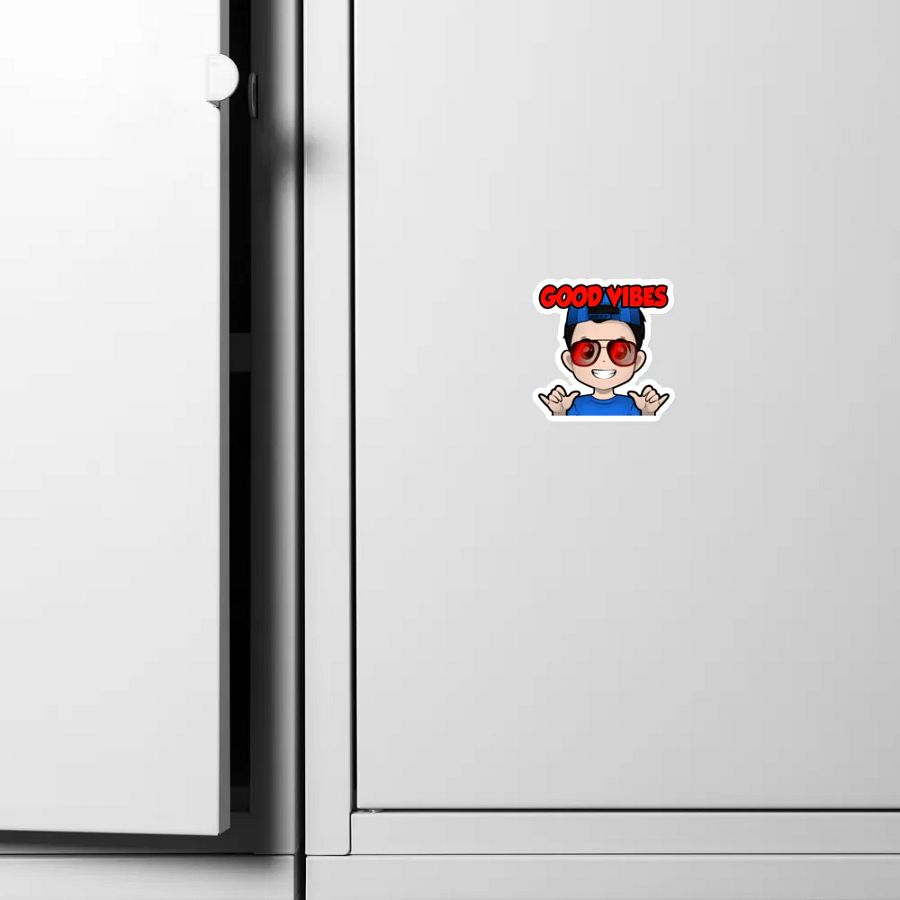 Good Vibes Die-Cut Magnets product image (8)