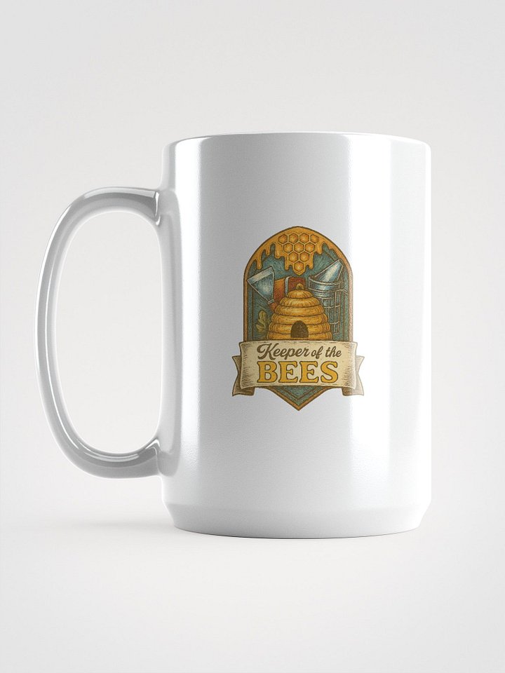 Keeper of the Bees Mug - Beekeeping Mug Gift for Bee Lovers & Backyard Beekeepers product image (1)