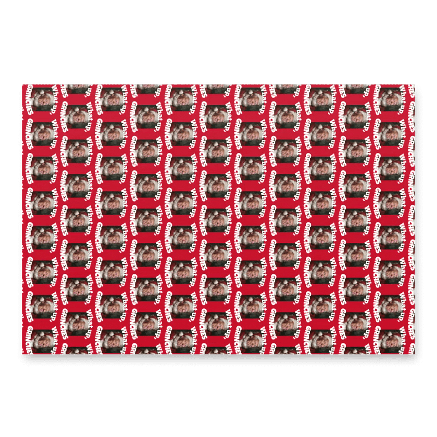 Trump & Biden Red Christmas Wrapping Papers product image (1)