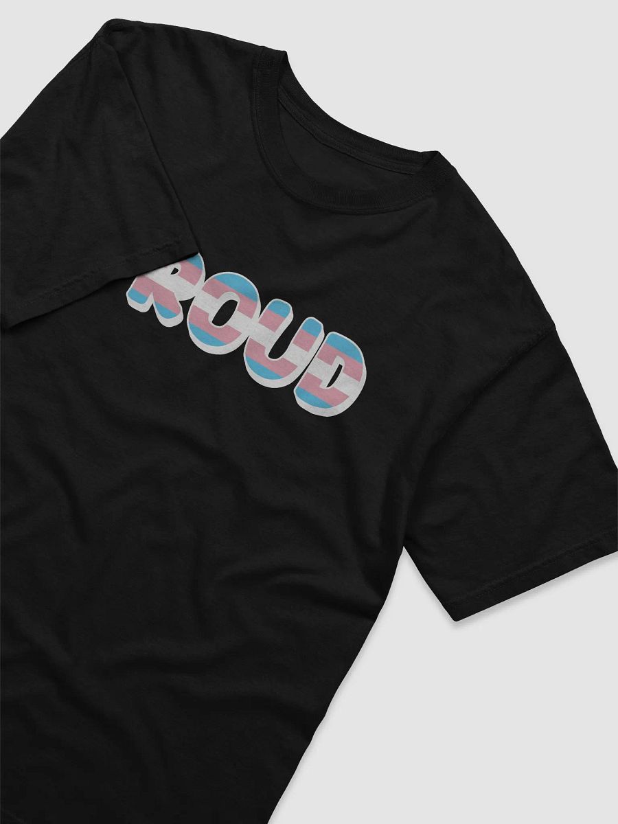 The 'PROUD trans' T-Shirt - Black product image (3)