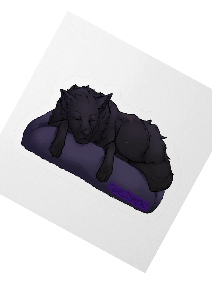 "The Slumbering Wolf" Collective Sticker product image (6)