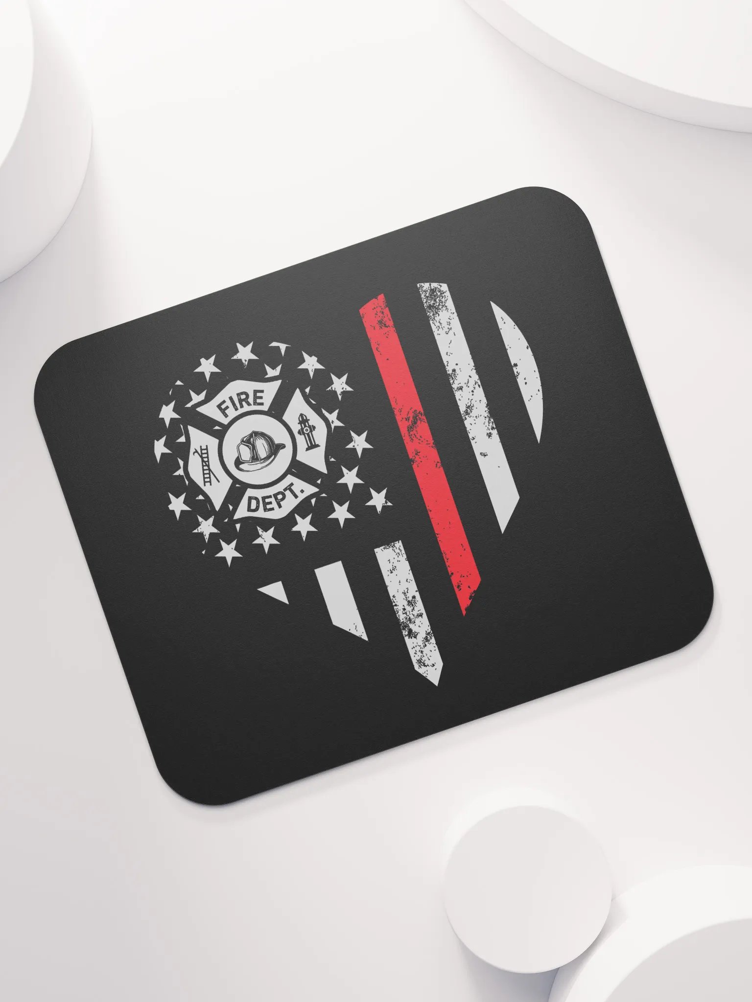Fire Dept Heart - Mouse Pad product image (7)