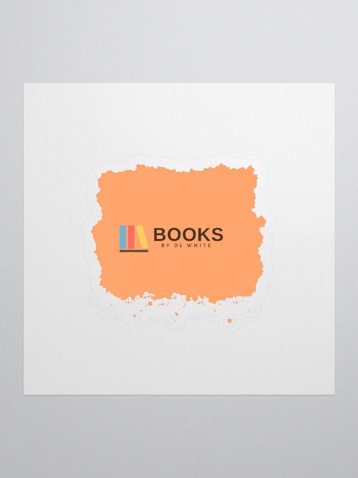 Books by DL White Die cut sticker product image (1)