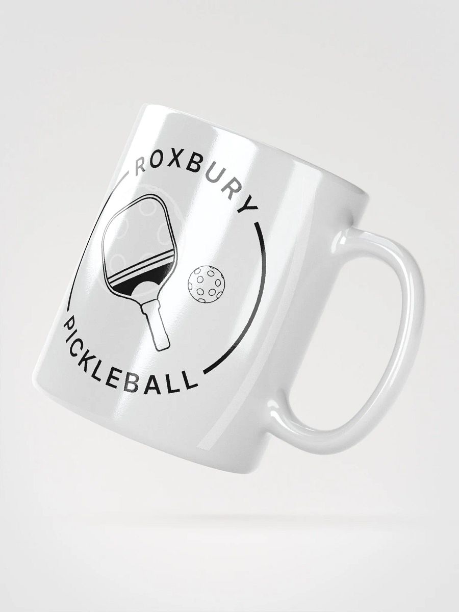 White Roxbury Pickleball Logo Mug product image (3)