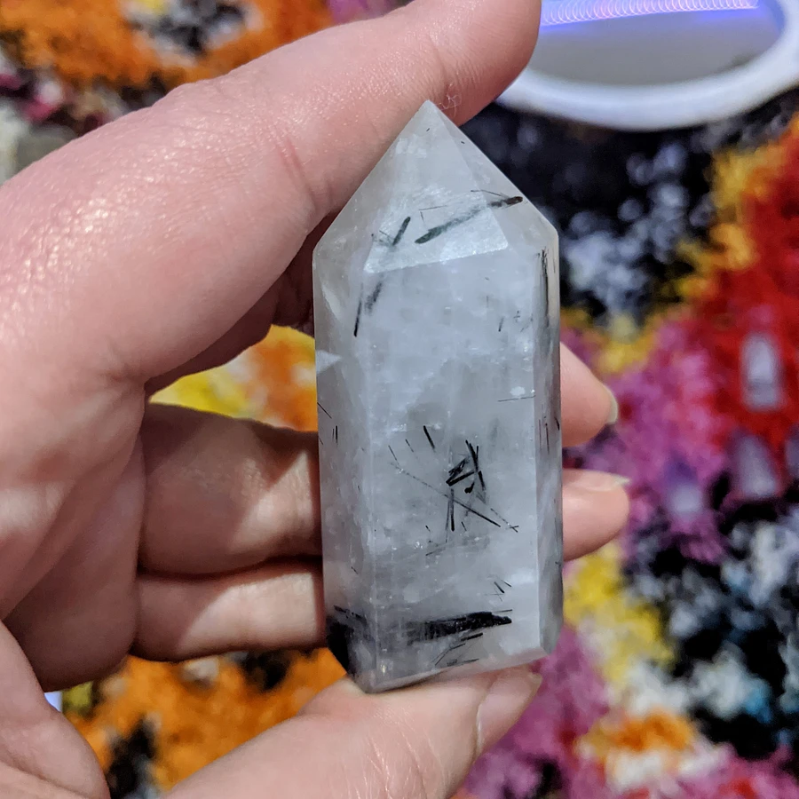 69.8g Rutile Tourmaline in Quartz Tower product image (4)