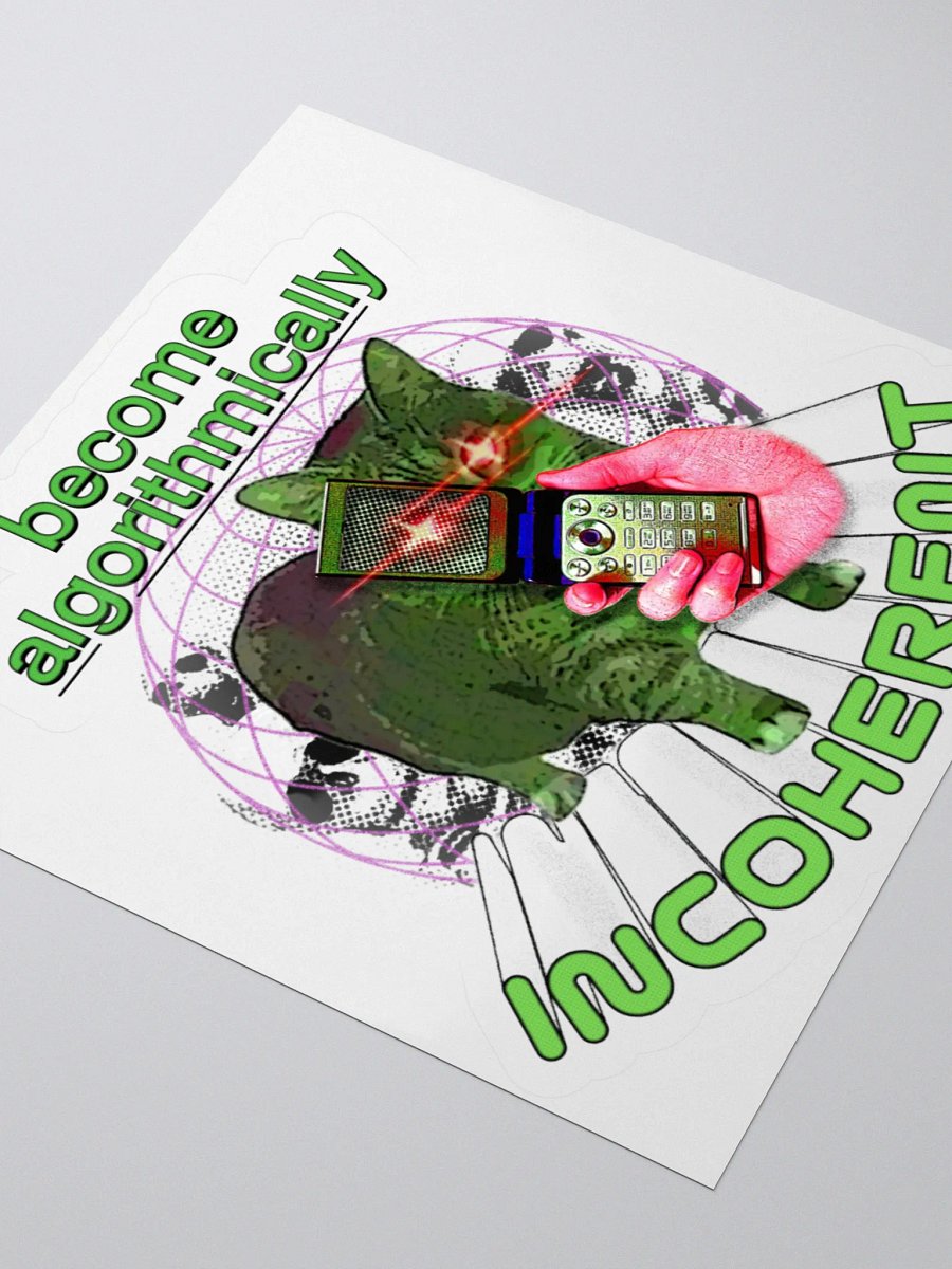BECOME INCOHERENT (STICKER) product image (9)