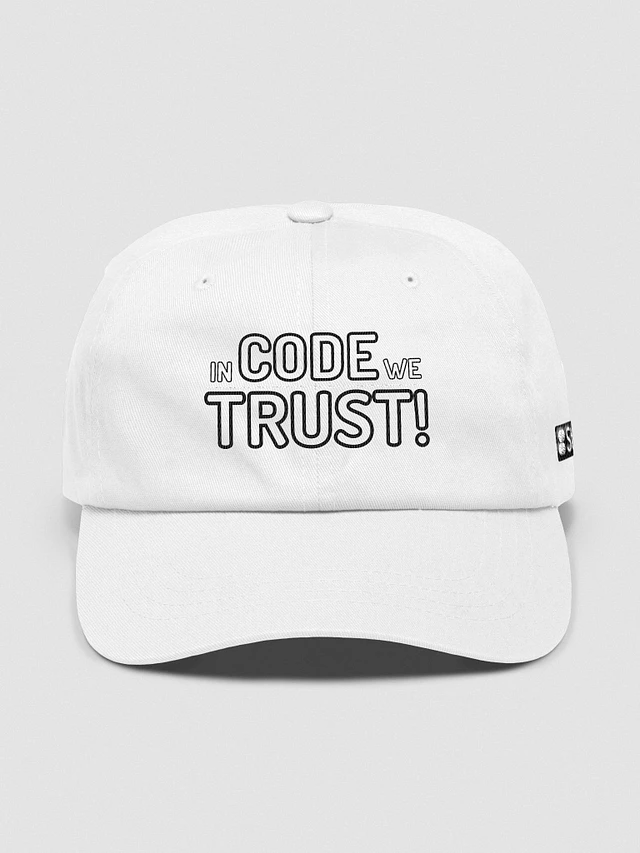 In code we trust ATM hat Black product image (9)