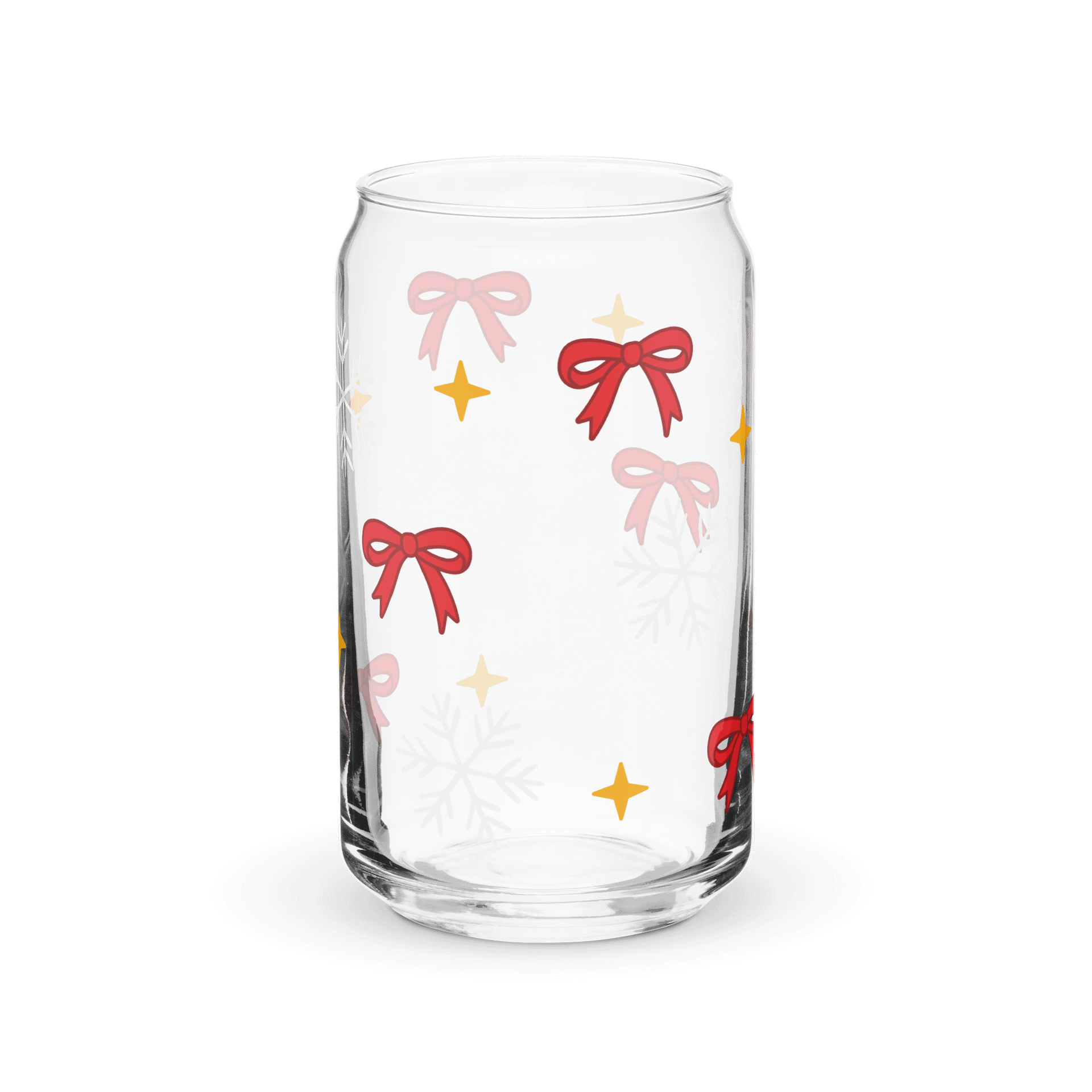 snowflakes glass cup product image (5)