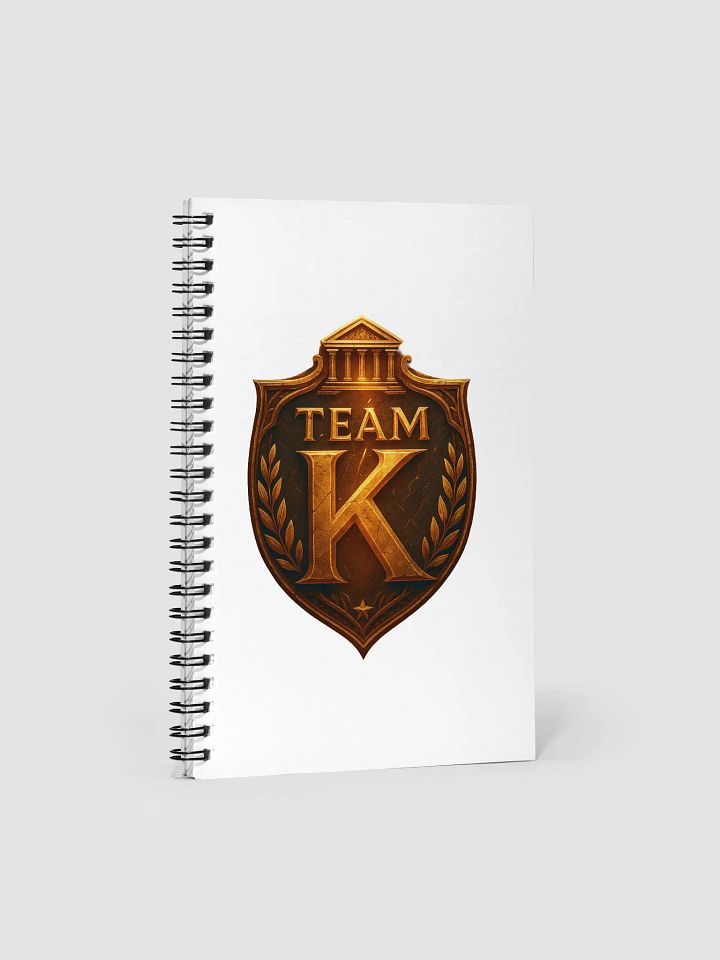 Team K V-5 Spiral Notebook product image (1)