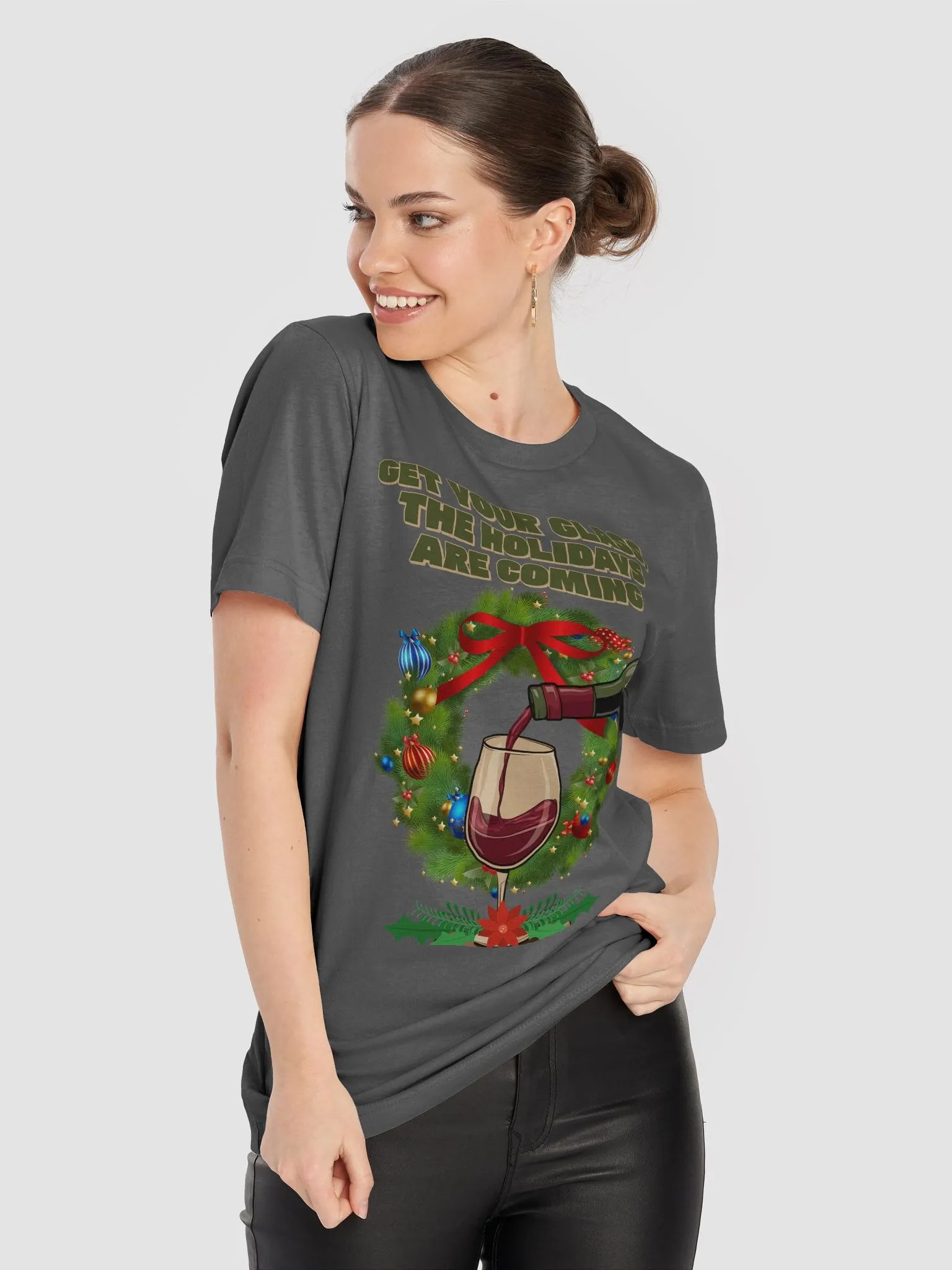 Get Your Glass, The Holidays Are Coming. T-shirt product image (45)