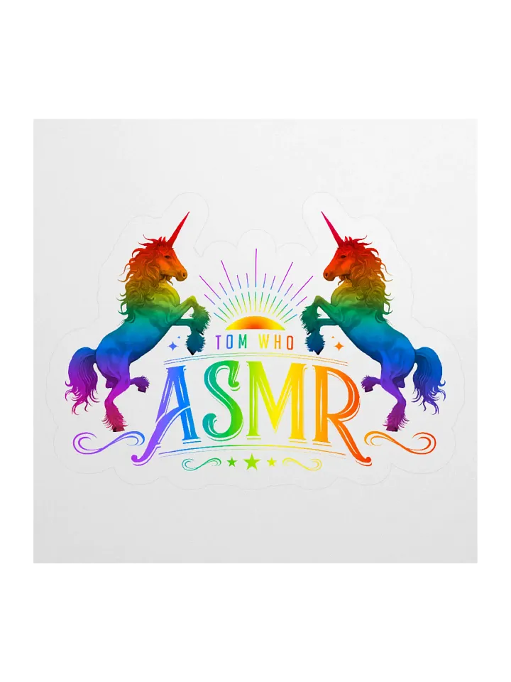 ASMR Unicorns Rainbow / Sticker product image (2)