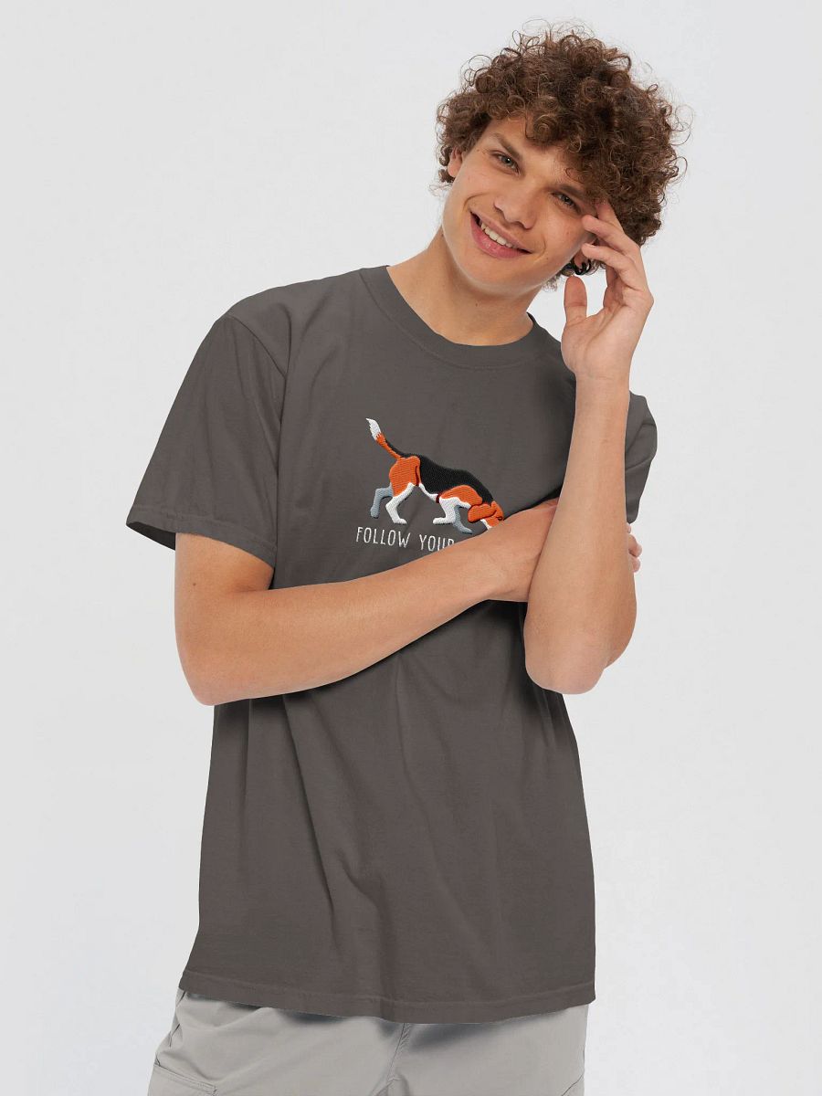 Follow Your Nose T-Shirt(Embroidered) of a Beagle product image (27)