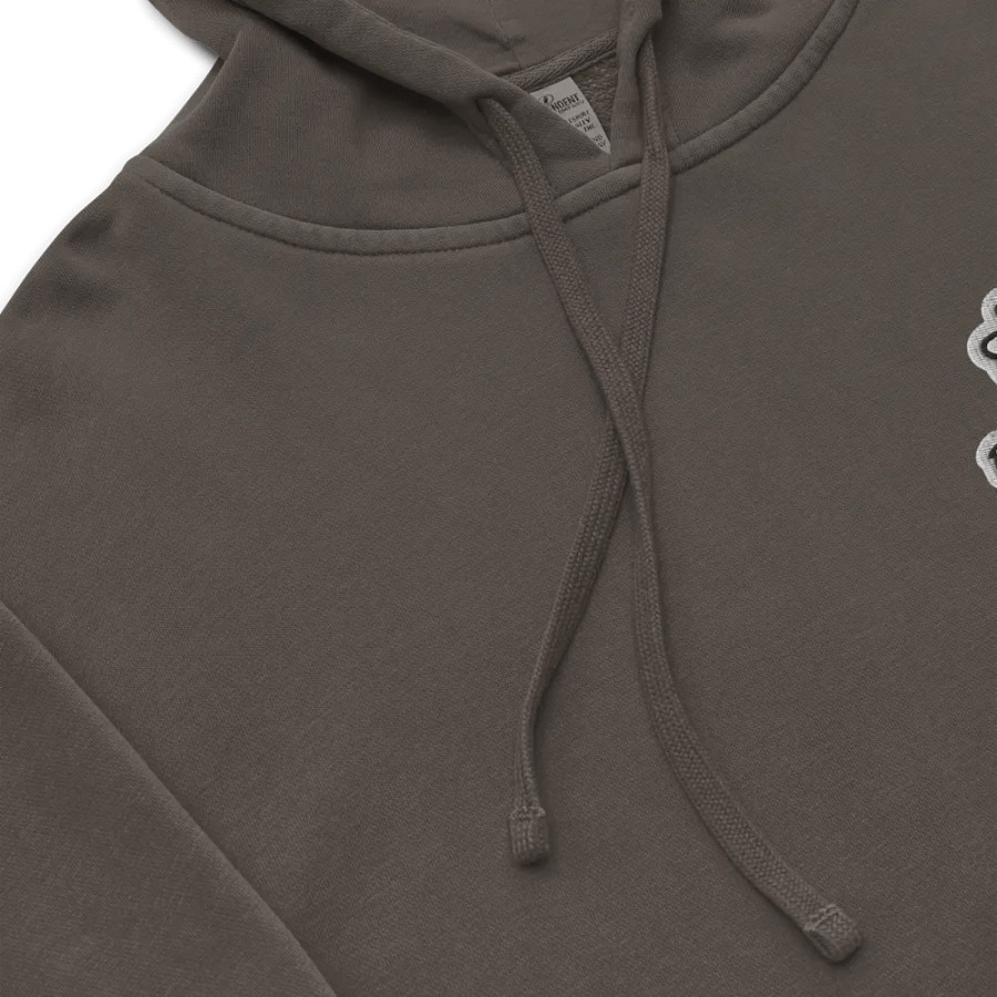 BUSY-BRAINED (L.C. bubble design) embroidered pigment hoodie product image (8)