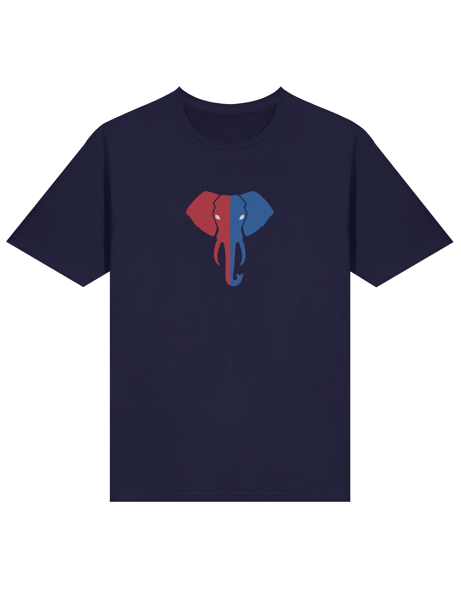 Royal Red Blue United Elephant T-Shirt product image (3)