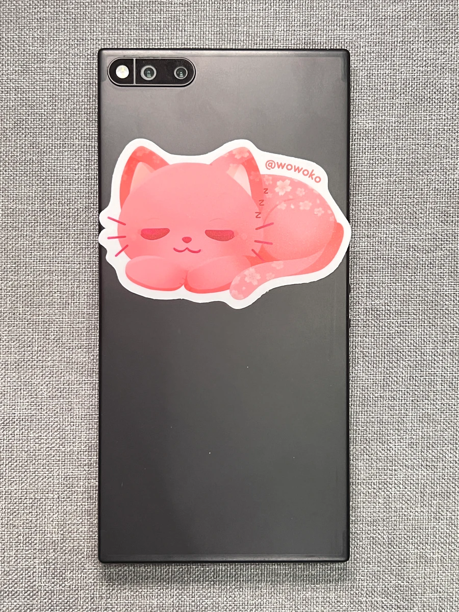 Sleepy Zodiac Animal - Cat - Sticker product image (2)