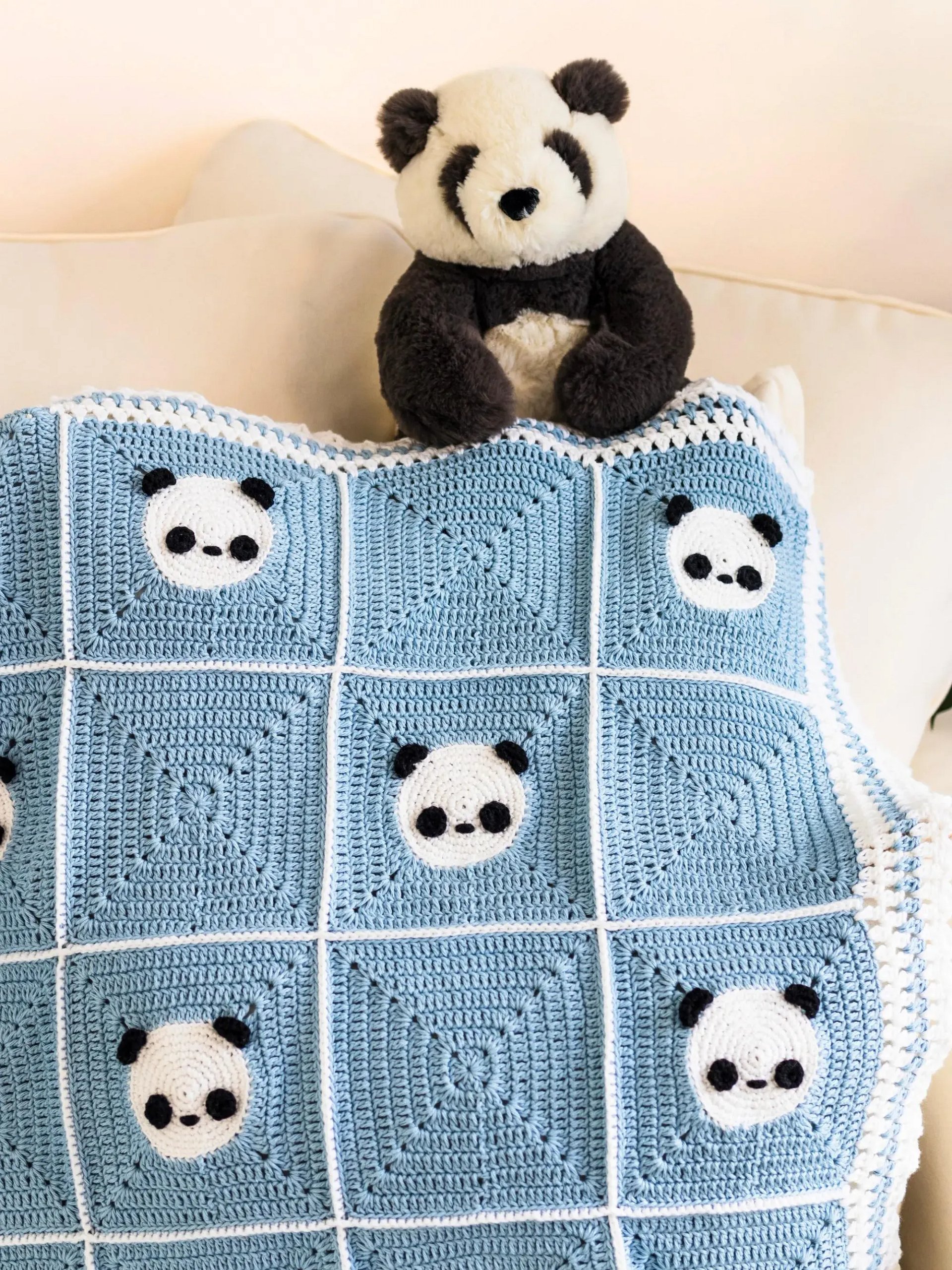 Crochet Pattern: Panda Baby Blanket product image (6)
