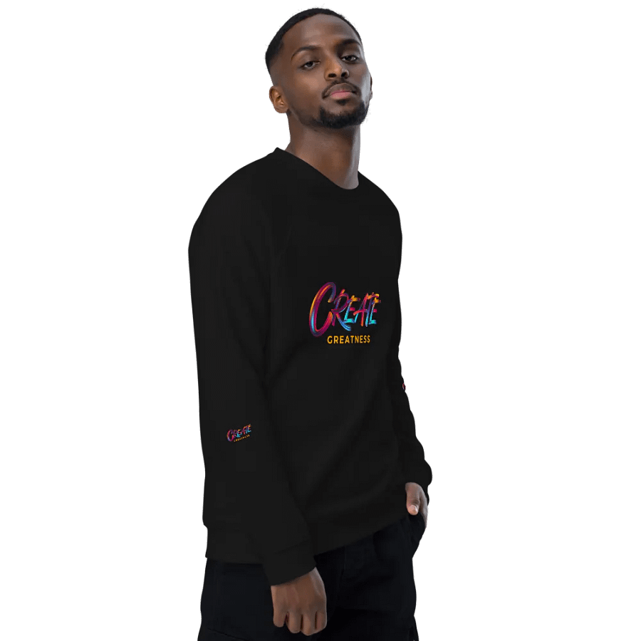 Create Greatness Organic Sweatshirt product image (21)