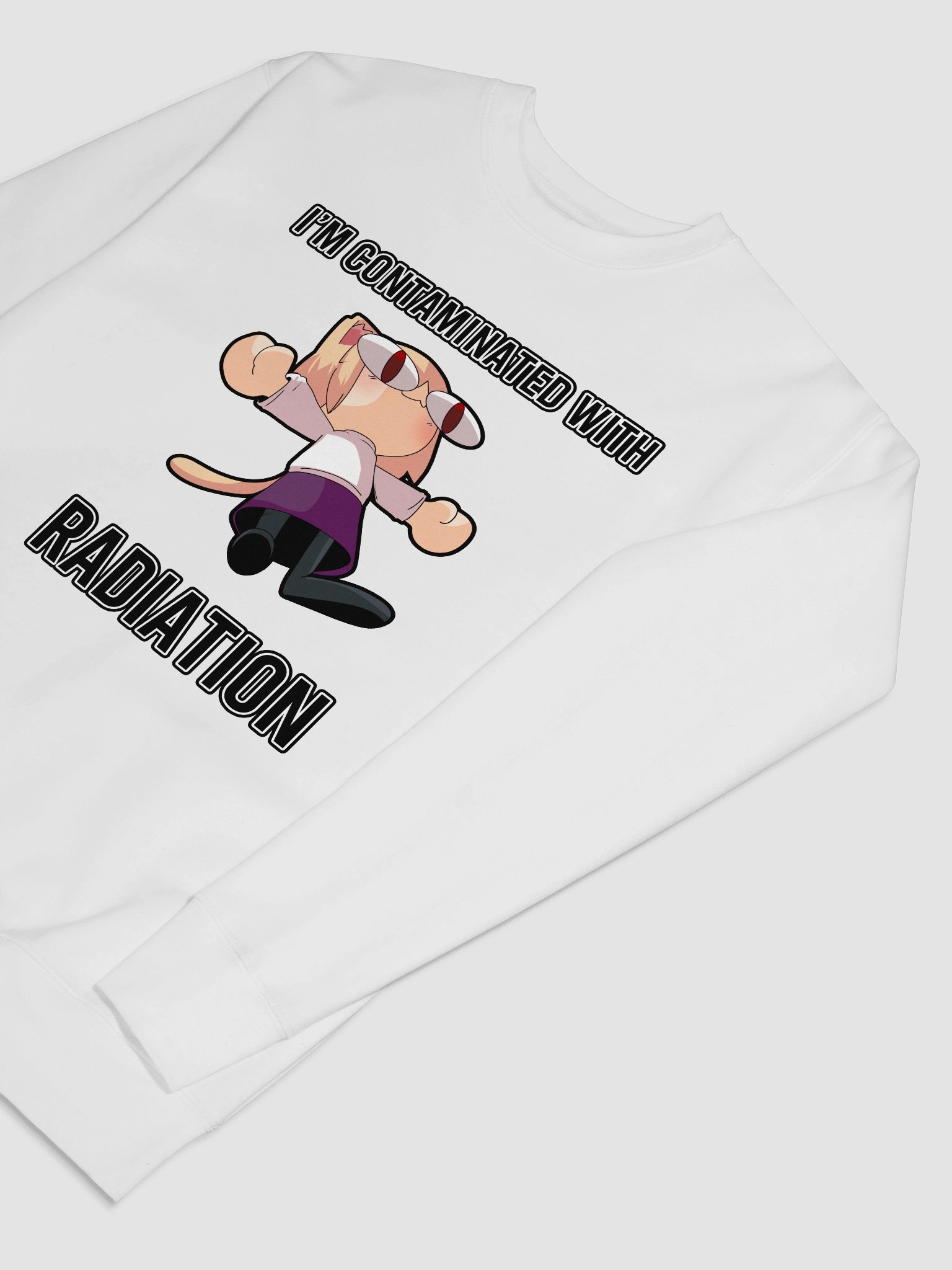 Neco Arc - I am contaminated with radiation (Sweatshirt) product image (7)