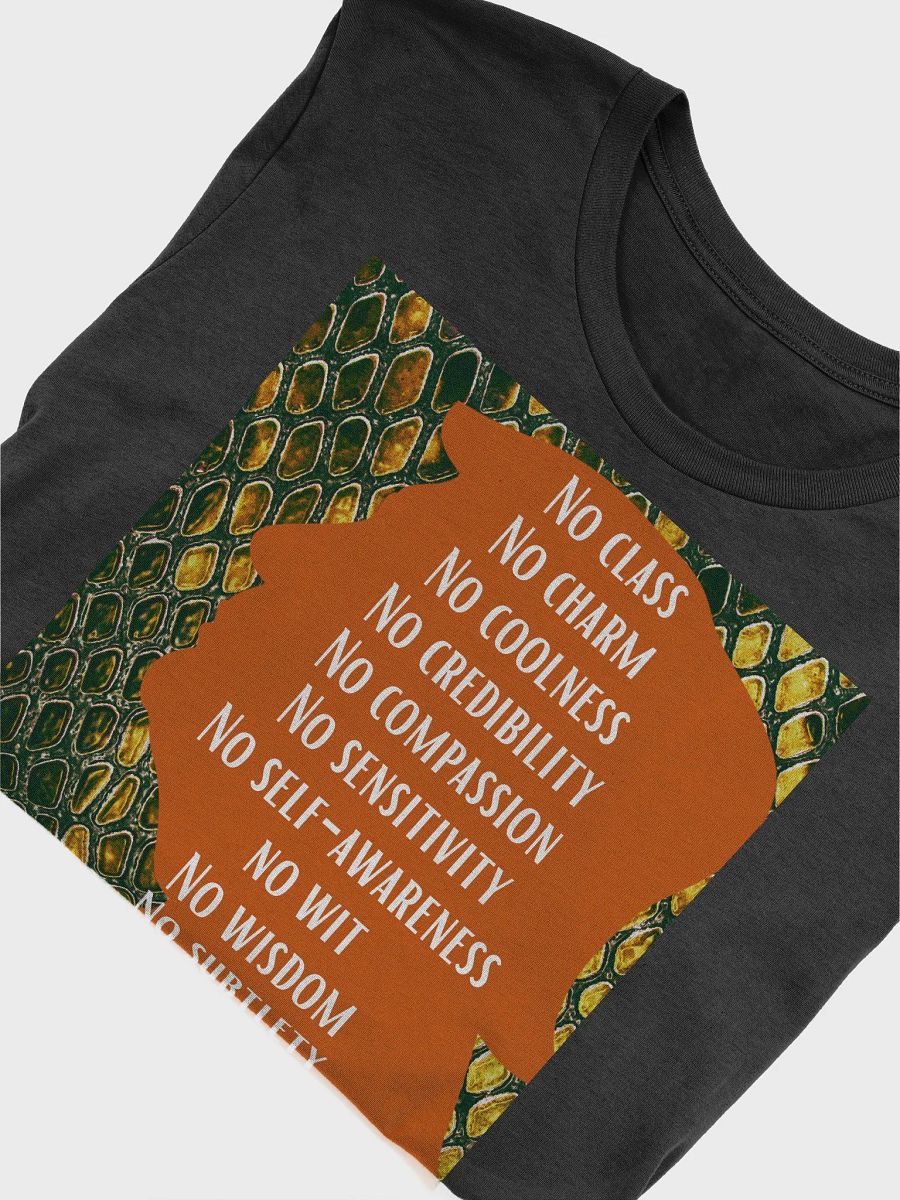 No Class, No Charm, No Wisdom Donald Trump Silouhette T-Shirt product image (5)