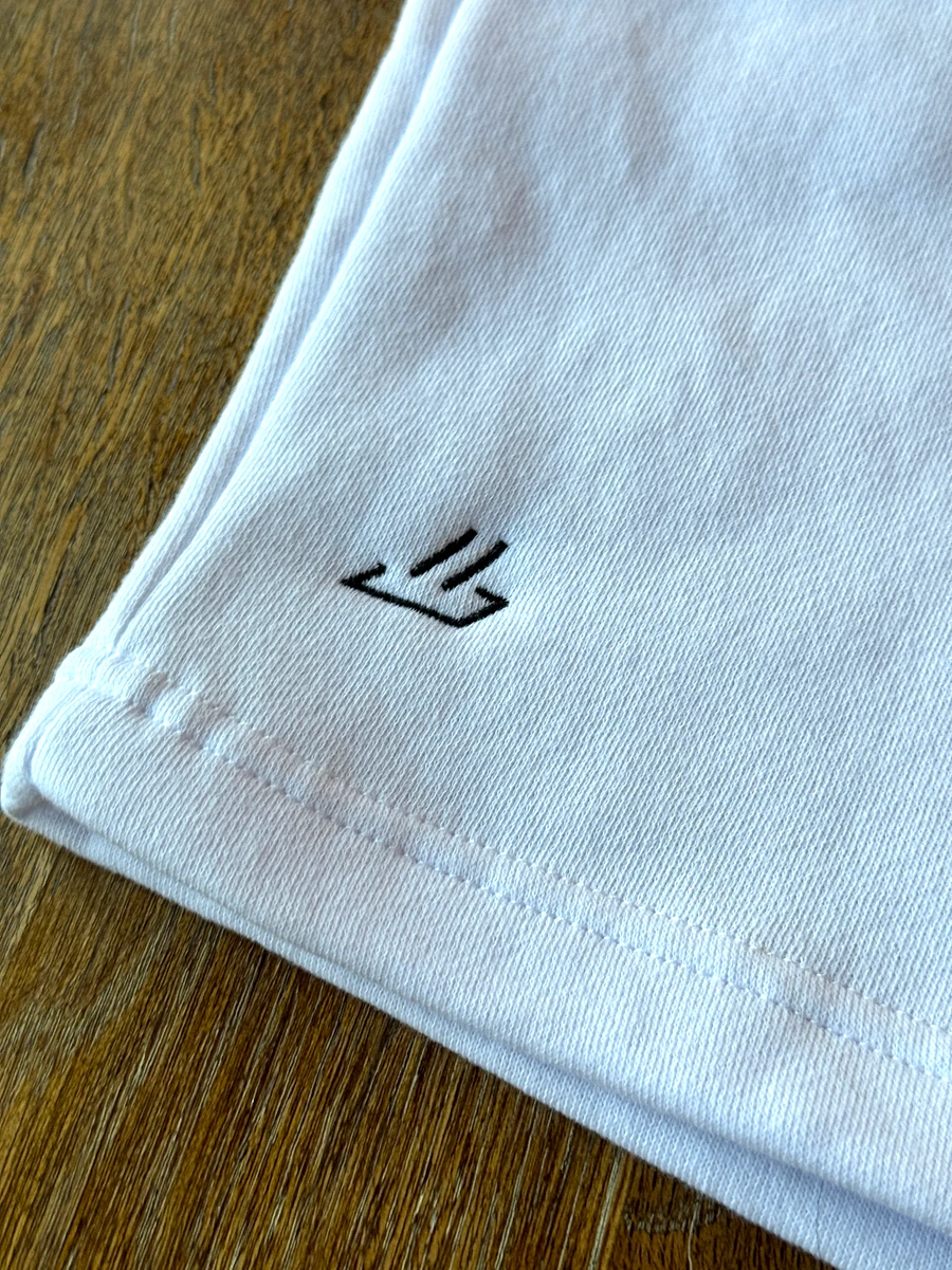 Nice. Embroidered Sweatshorts (White) product image (3)