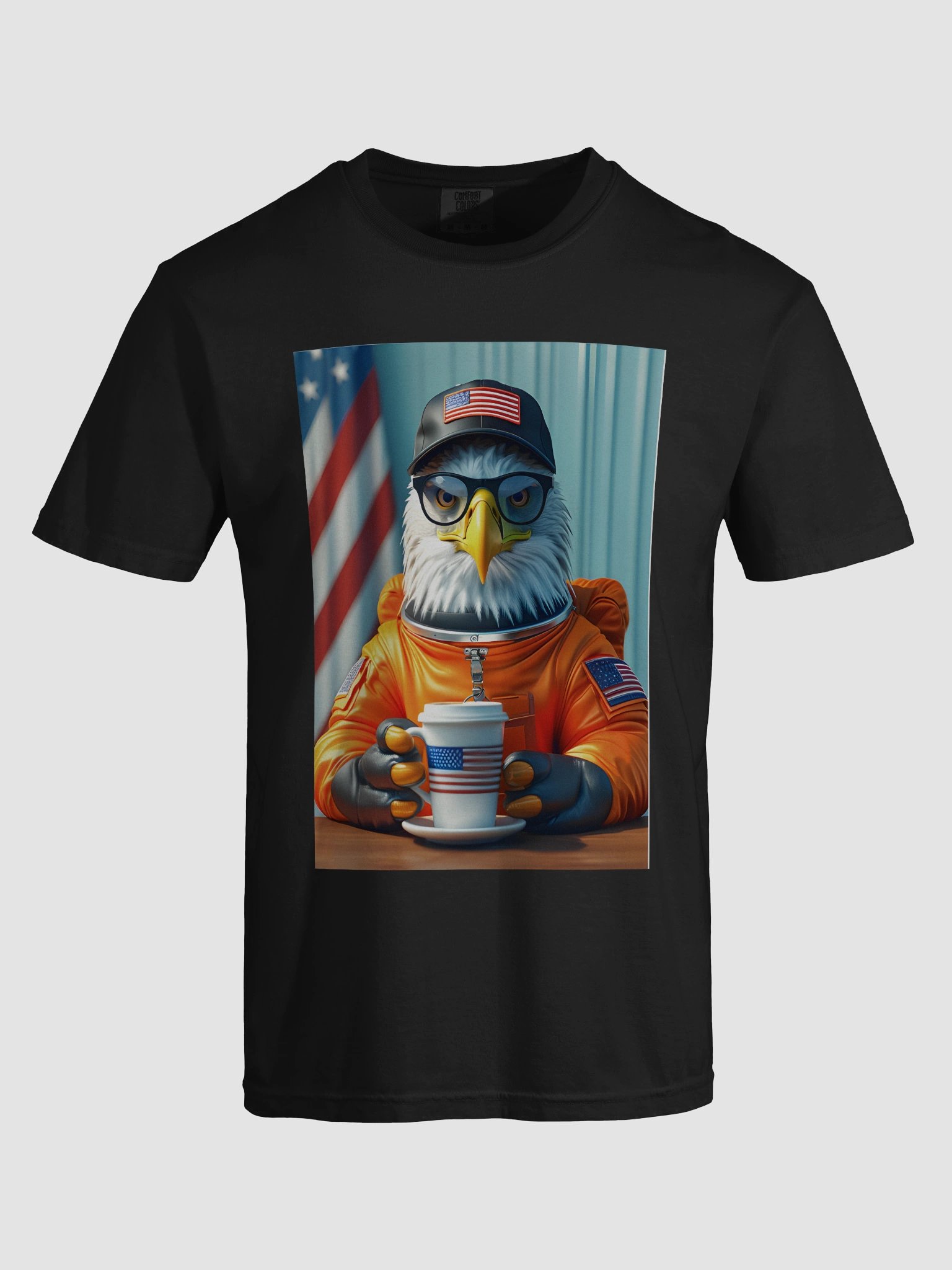 Bald Eagle Mars Astronaut Tee — Karma Omni Hub product image (7)