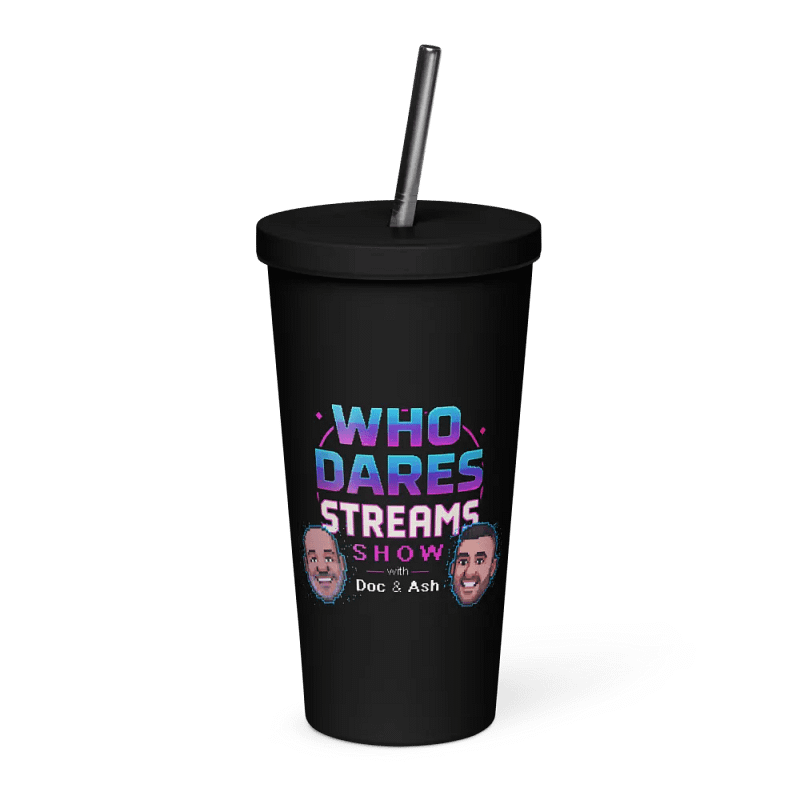 Who Dares Streams Tumbler with Straw