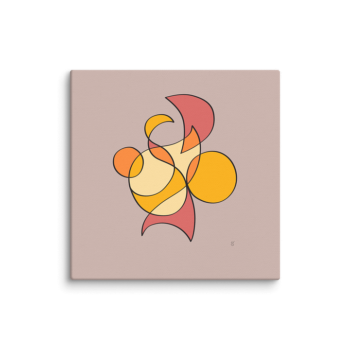Vibrant Intersections Canvas - Abstract Image No. 6 product image (9)
