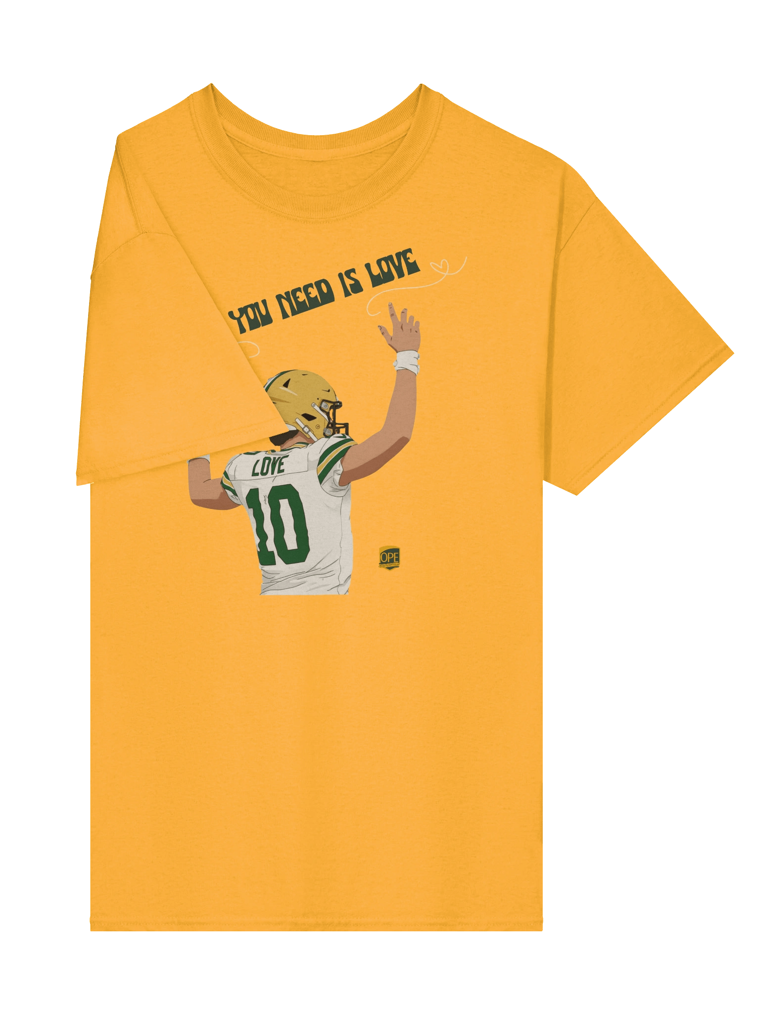 All You Need is Love Football Tee product image (52)