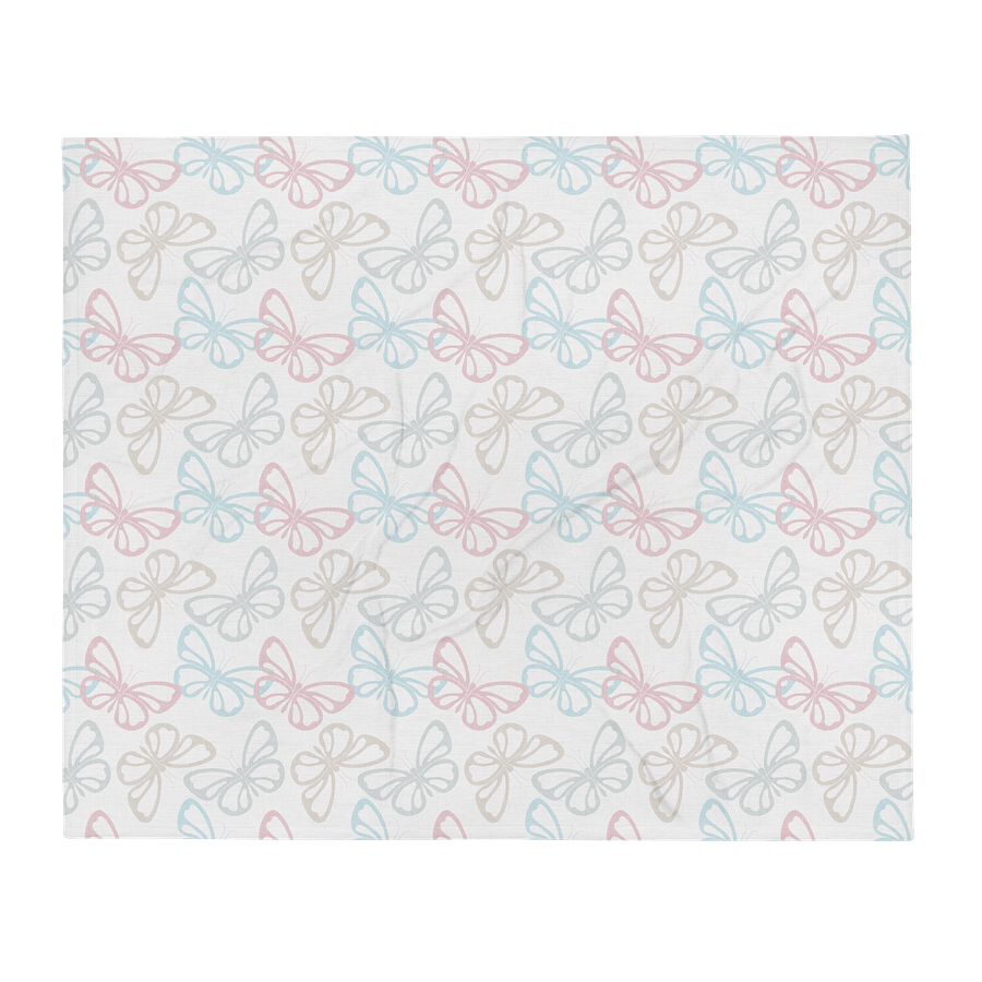 Scattered Butterflies Throw Blanket product image (1)