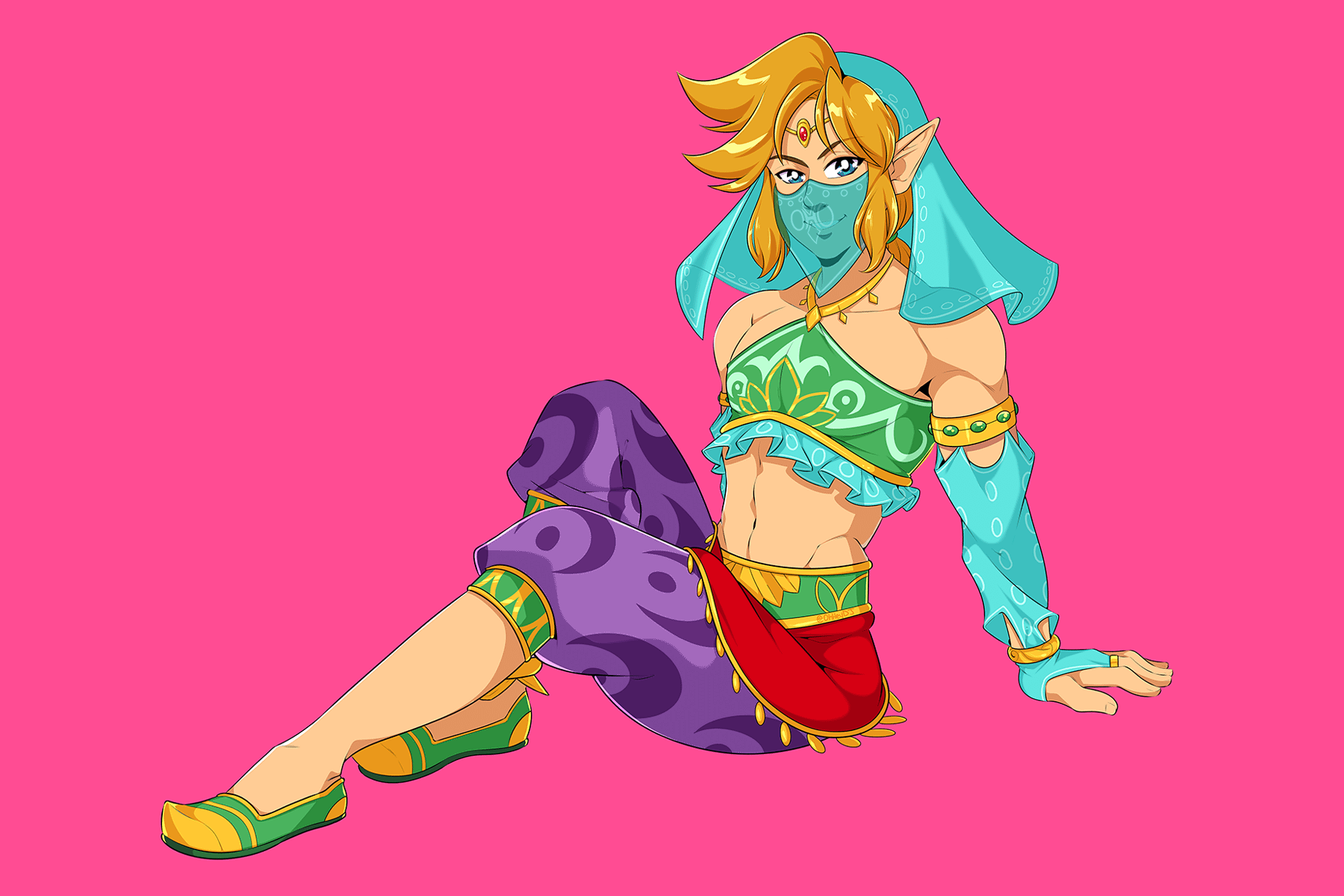 Gerudo Link Print product image (1)