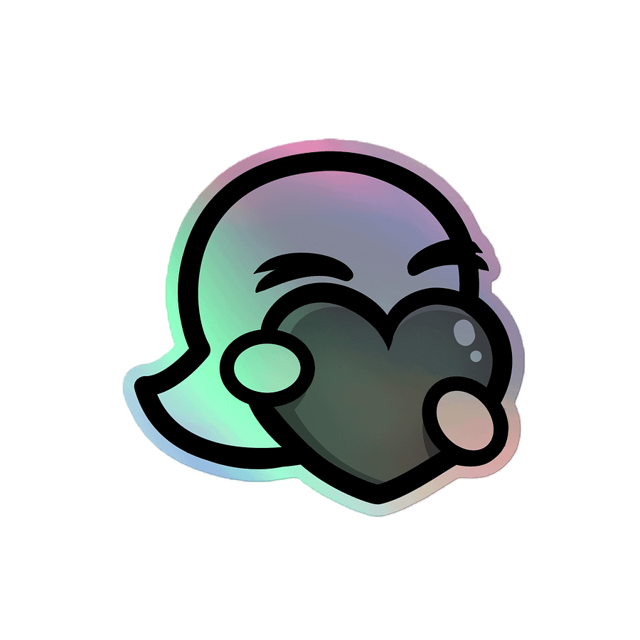 Heart Hallowgraphic Sticker product image (2)