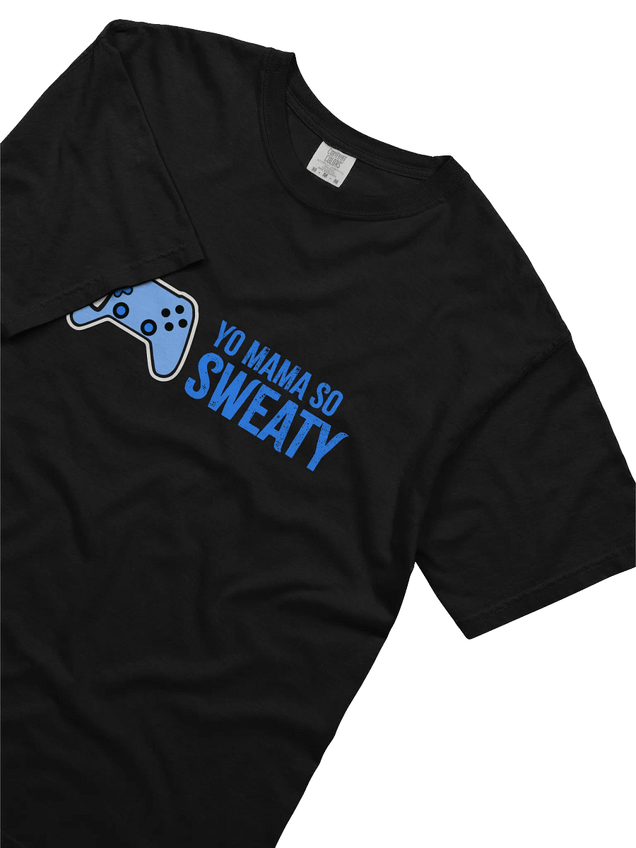 Yo Mama So Sweaty Blue Tee product image (5)