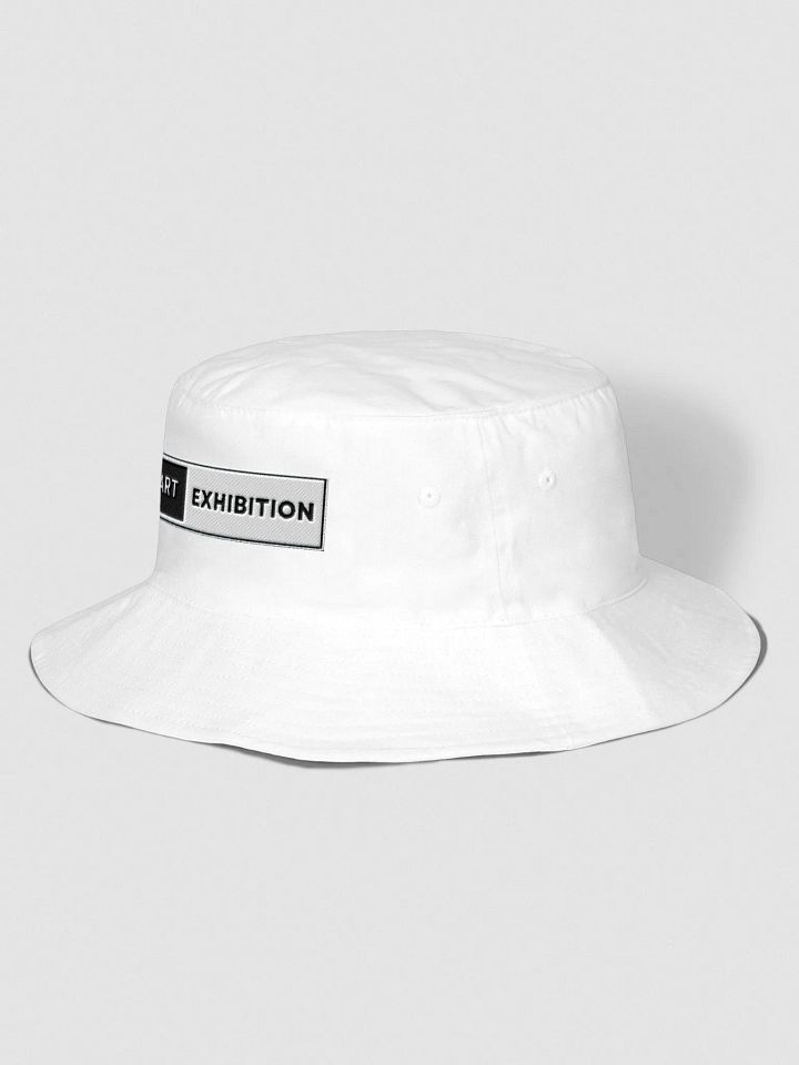 White "AI Art Exhibition" Flexfit Bucket Hat product image (2)