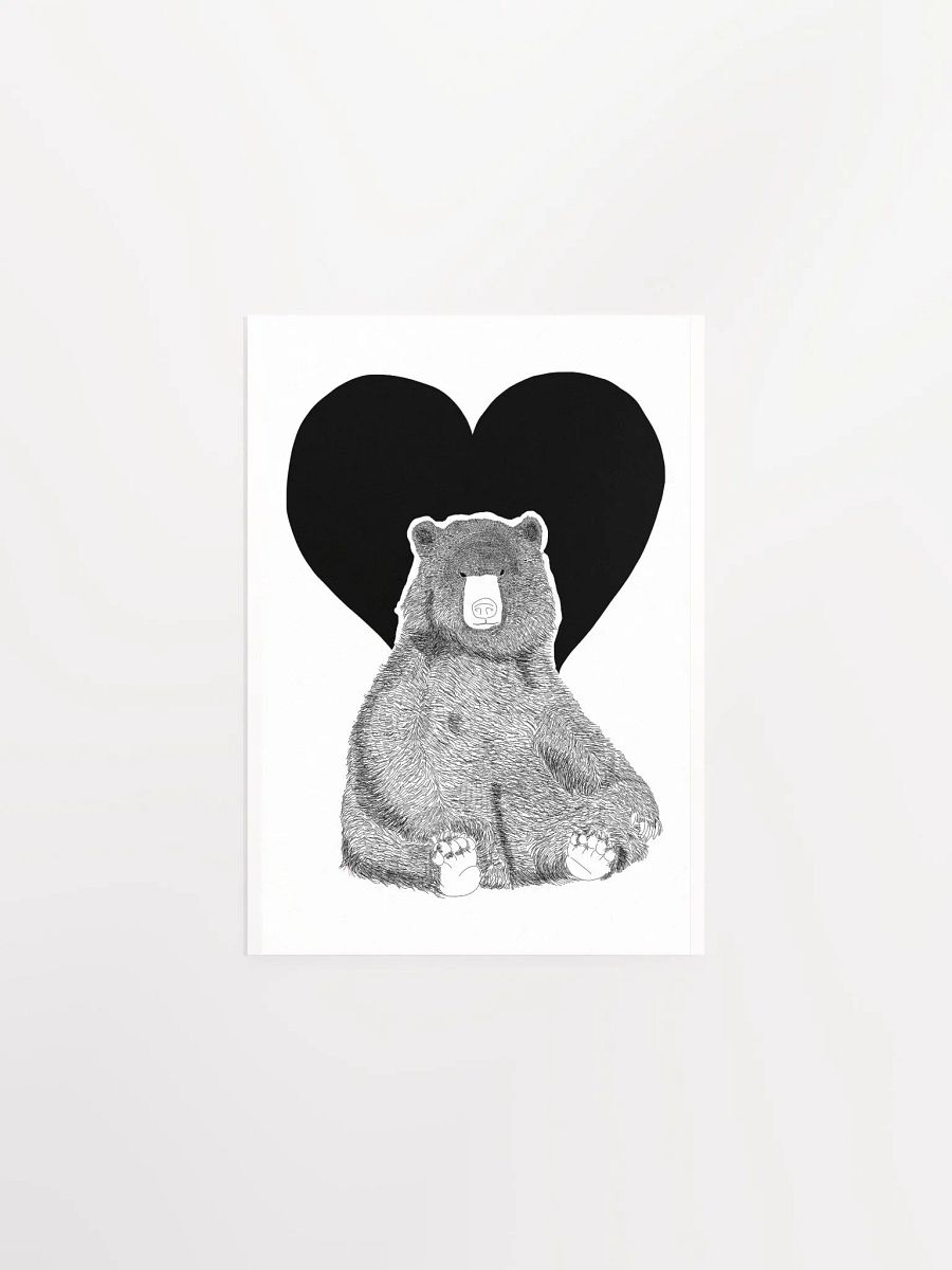 Valentine's Bear Art Print product image (8)