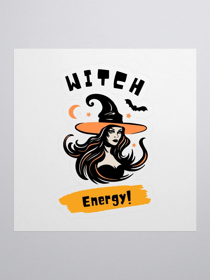Witch Energy Kiss Cut Stickers product image (1)