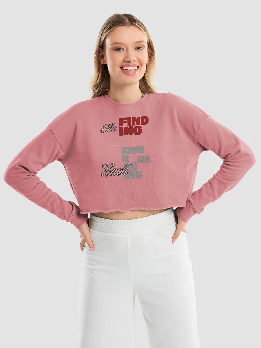 FINDING Each: Women's Cozy Crop Sweatshirt product image (9)