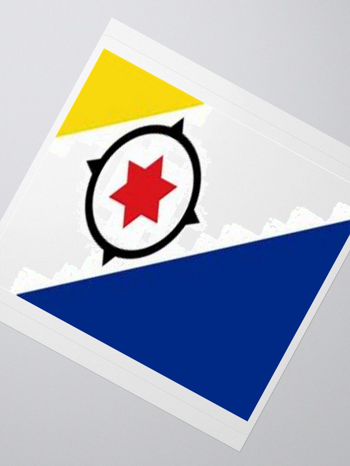 Exclusive Bonaire Flag Kiss-Cut Stickers - High-Quality Vinyl, Multiple Sizes product image (5)
